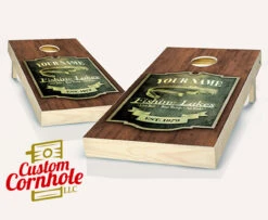 Personalized Fishing Cornhole Set With Bags