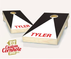 Personalized Pyramid Cornhole Set With Bags