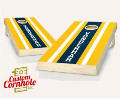 Personalized Striped Cornhole Set With Bags