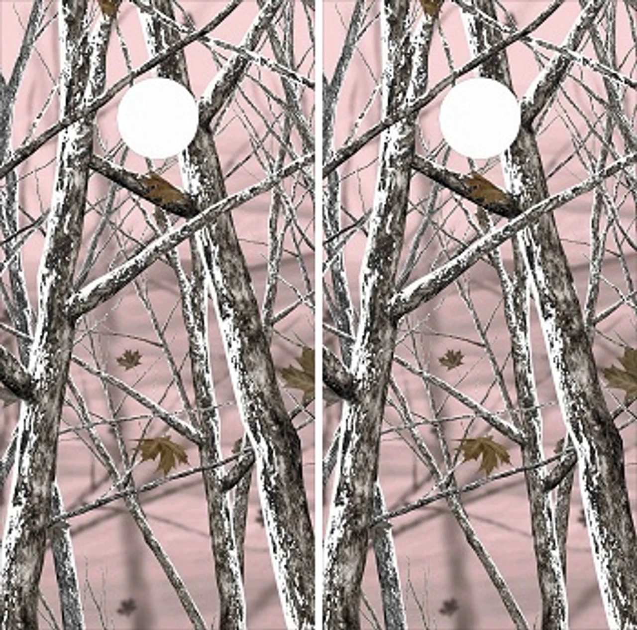 Pink Camo Cornhole Wraps - Set Of 2