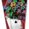 Poker Cornhole Wraps - Set Of 2