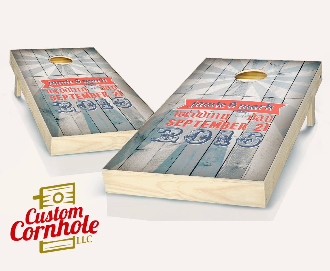 Retro Carnie Cornhole Set With Bags