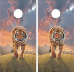 Rising Tiger Cornhole Wraps - Set Of 2