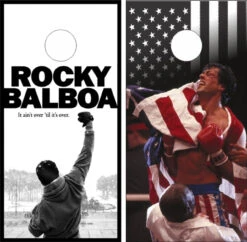 Rocky Balboa Cornhole Wraps - Set Of 2
