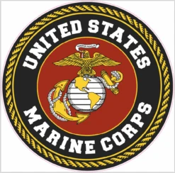 Marine Cornhole Decal