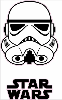 Star Wars Cornhole Decal