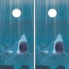 Shark Bite Cornhole Wraps - Set Of 2