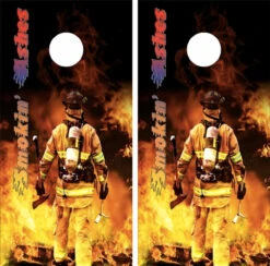 Smokin' Ashes Cornhole Wraps - Set Of 2