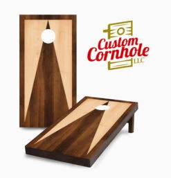 Stained Triangle Hardwood Set With Bags