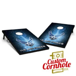Tailgate US Air Force Lightning Cornhole Set With Bags
