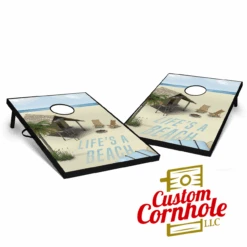 Tailgate Life's A Beach Cornhole Set With Bags