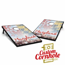 Tailgate Vintage Maryland Cornhole Set With Bags