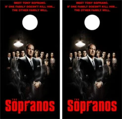 The Sopranos Cornhole Wraps - Set Of 2