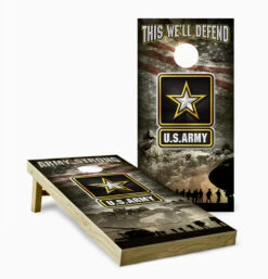 This We'll Defend Cornhole Set With Bags