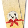 Wedding Bow Cornhole Wraps - Set Of 2