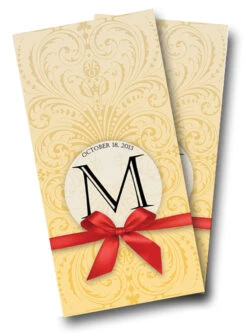 Wedding Bow Cornhole Wraps - Set Of 2