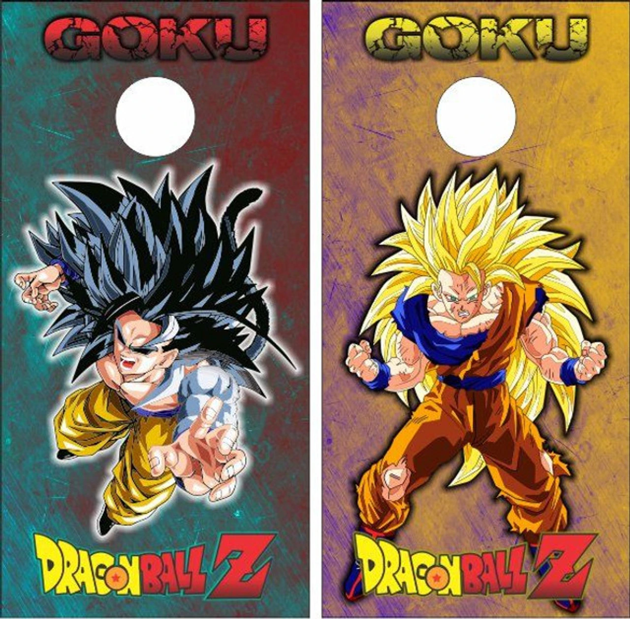 Dragon Ball Z Version 5 Cornhole Set With Bags - Image 2