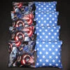 Captain America Cornhole Bags - Set Of 8
