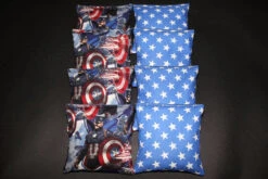 Captain America Cornhole Bags - Set Of 8