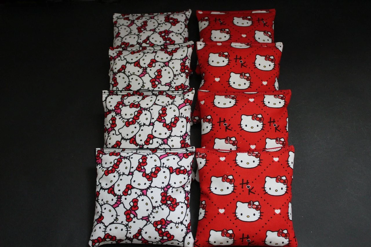 Hello Kitty Cornhole Bags - Set Of 8