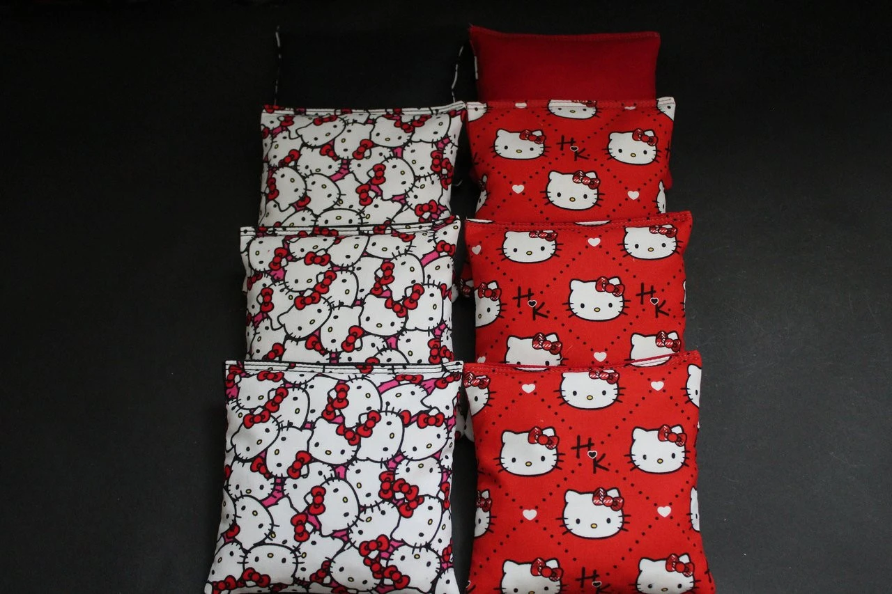 Hello Kitty Cornhole Bags - Set Of 8 - Image 2