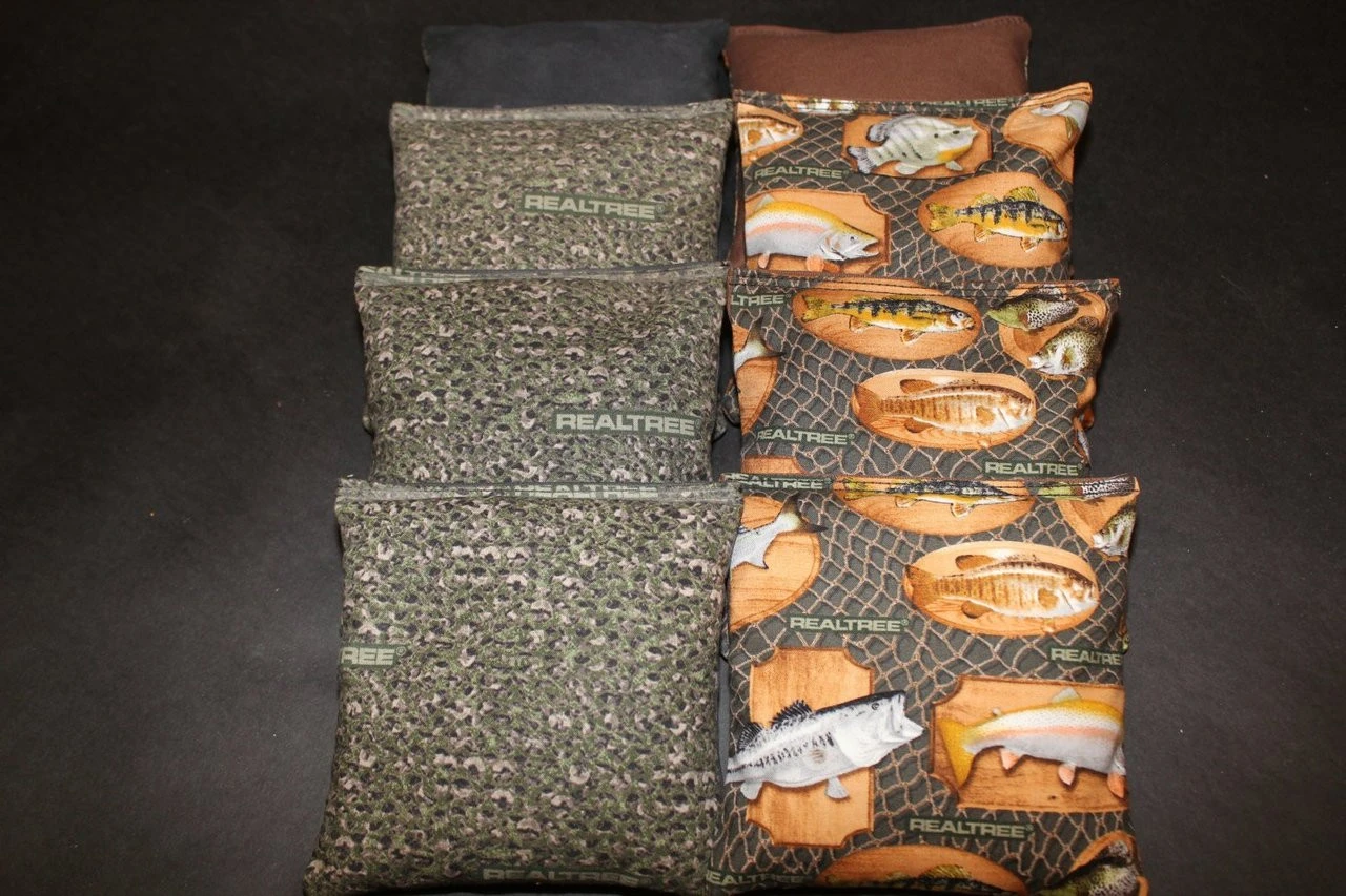 Fishing (Version 5) Cornhole Bags - Set Of 8 - Image 2