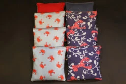 Lobster And Crab Cornhole Bags - Set Of 8