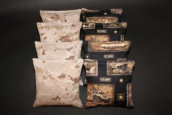 US Army Camo & Tanks (Version 2) Cornhole Bags - Set Of 8