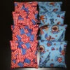 Patriotic American Flags Cornhole Bags - Set Of 8