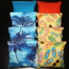 Palm Trees And Sandals Cornhole Bags - Set Of 8