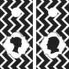 Wedding Chevron Cornhole Wraps - Set Of 2