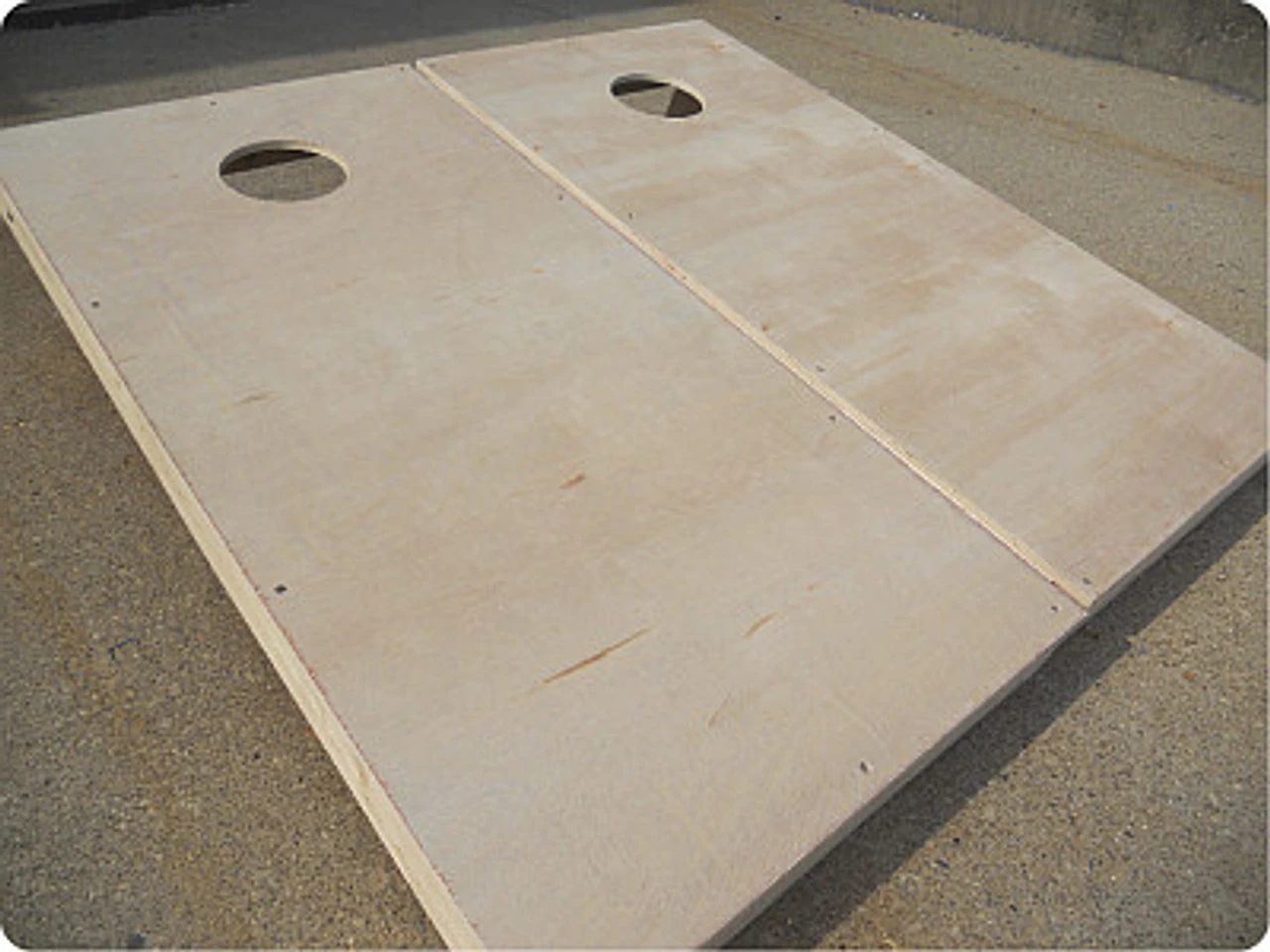 Plain (Unfinished) Cornhole Set With Bags - Image 2