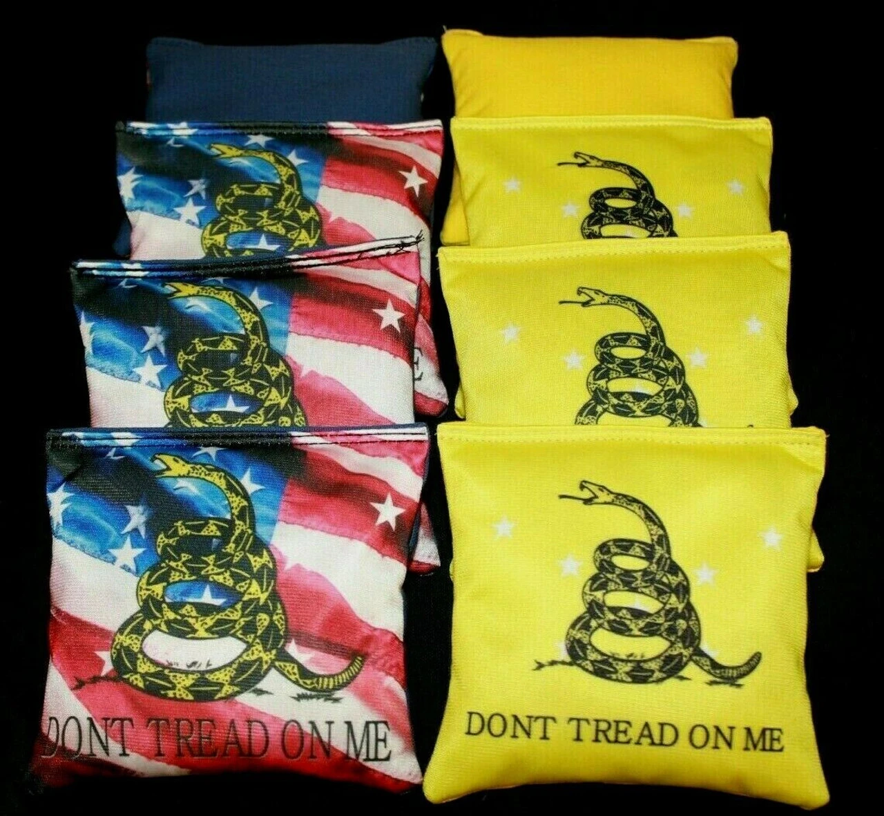 Don't Tread On Me American Flag Cornhole Bags - Set Of 8 - Image 2