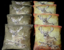 Deer Hunting Version 4 Cornhole Bags - Set Of 8