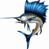 Sailfish Cornhole Decal