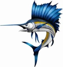 Sailfish Cornhole Decal