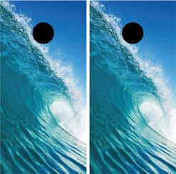 Wave Cornhole Wraps - Set Of 2